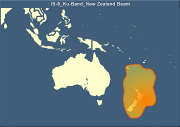INTELSAT-8 KU band at 166° East (for New Zealand)