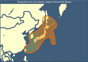 SUPERBIRD-C2 KU band at 144° East (for JAPAN DTH)