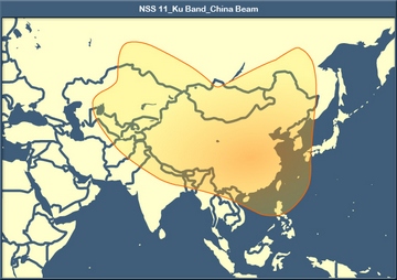 NSS-11 KU band at 108° East (東亞地區)